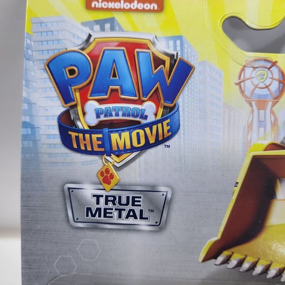 Spin Master Paw Patrol The Movie Rubble True Metal Diecast Vehicle Nickelodeon - Picture 6 of 13